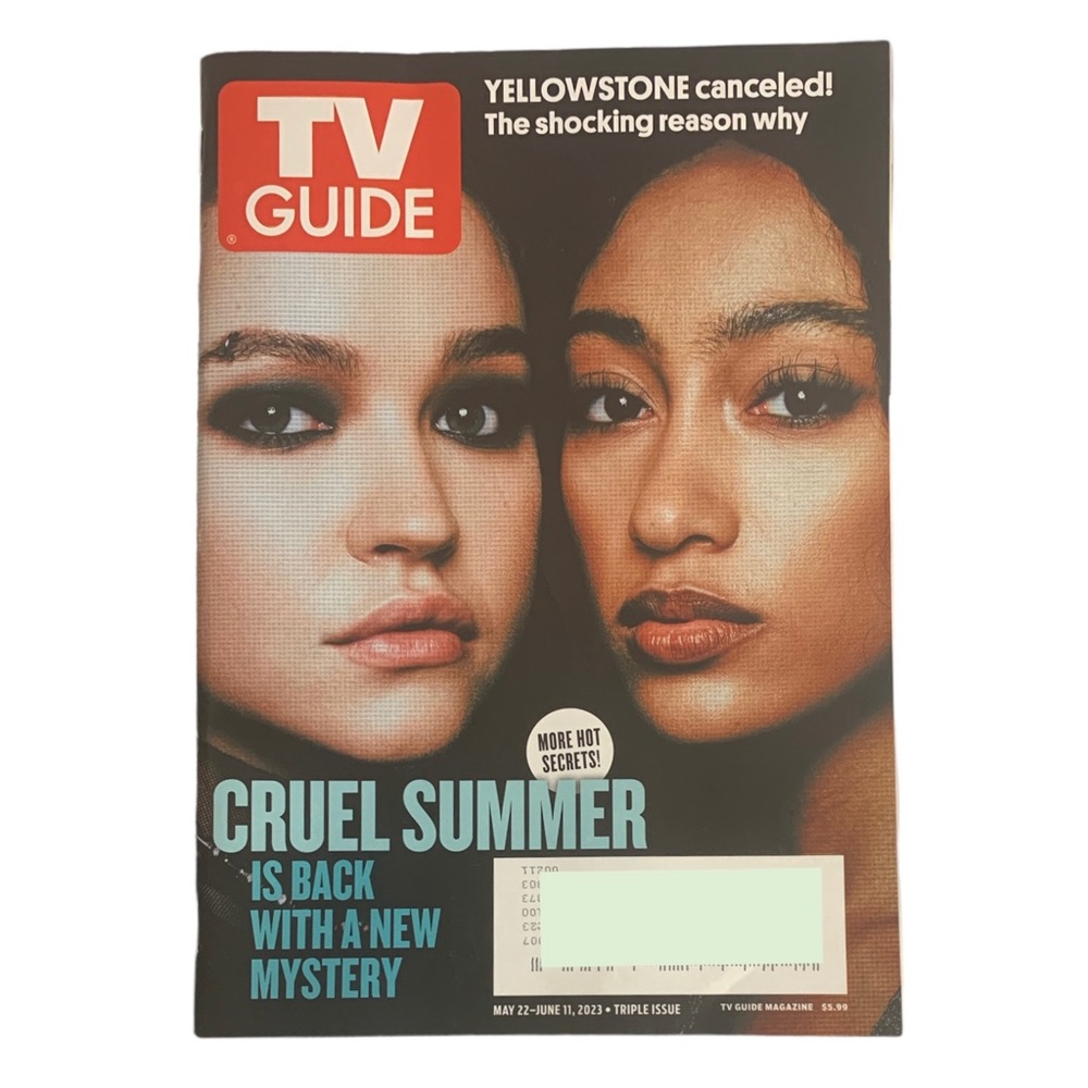 TV Guide Magazine May 22 June 11 2023 CRUEL SUMMER Yellowstone Triple Issue